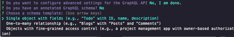 chosing template schema