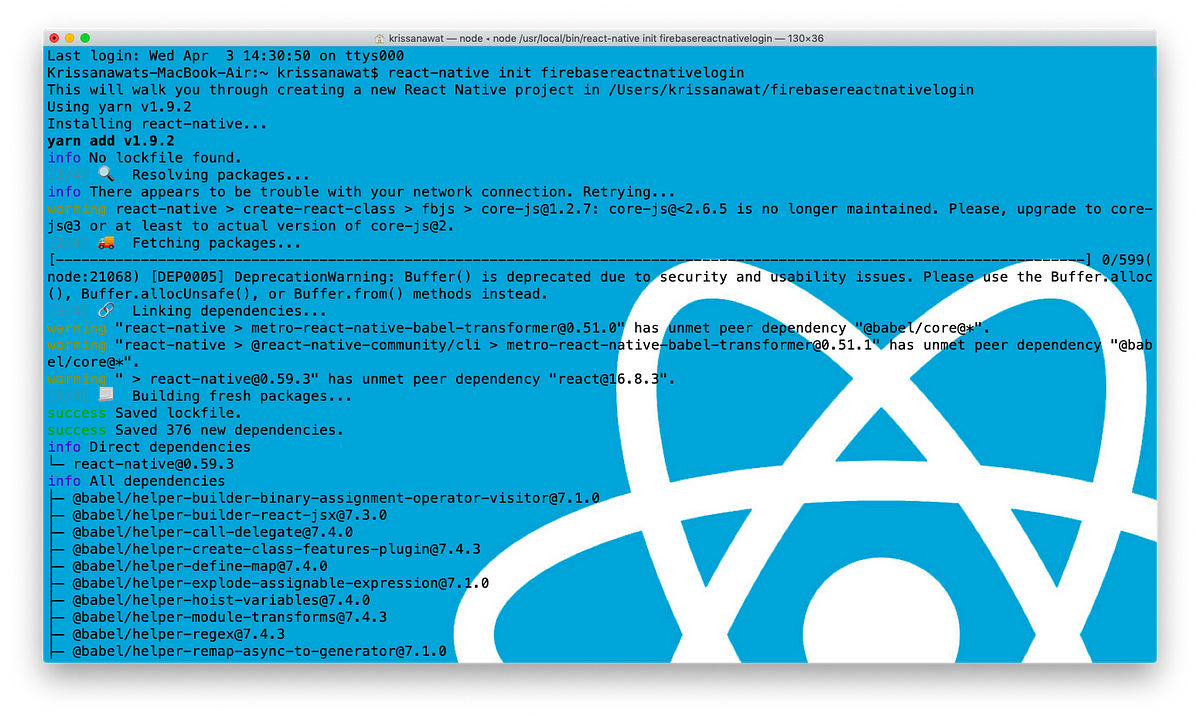 bash install for native