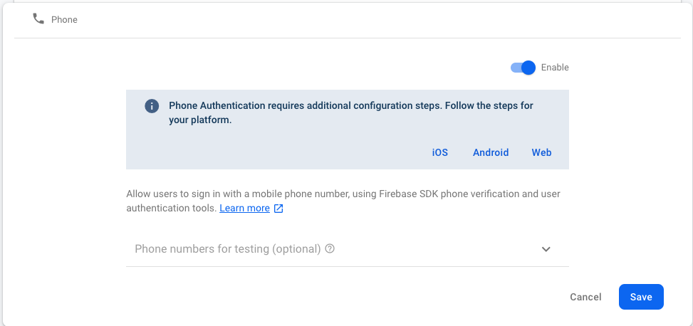 phone authentication
