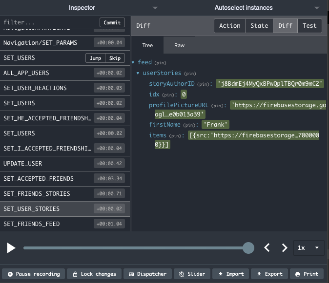 navigation and network history