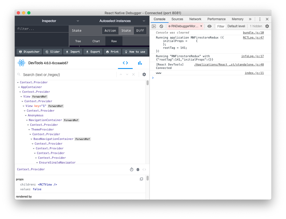 adjucent debugger view