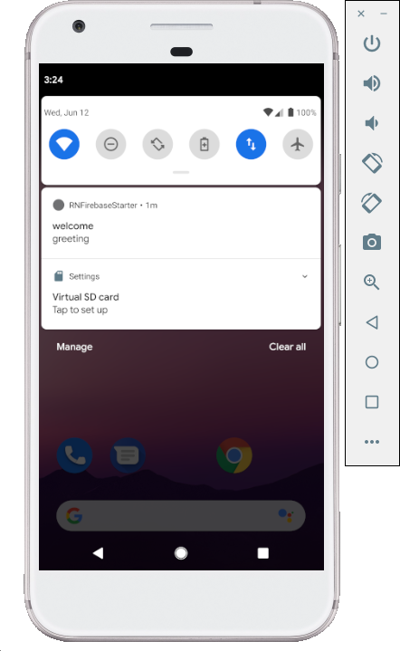 send notifications react native