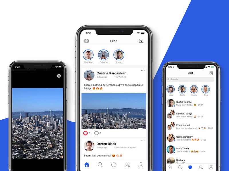 social network app template