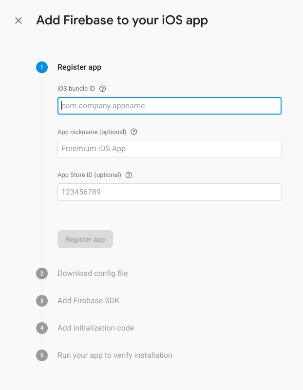 react native ios android project firebase firestore tutorial