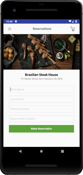 food delivery kotlin android app template