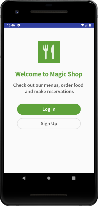 restaurant app template kotlin