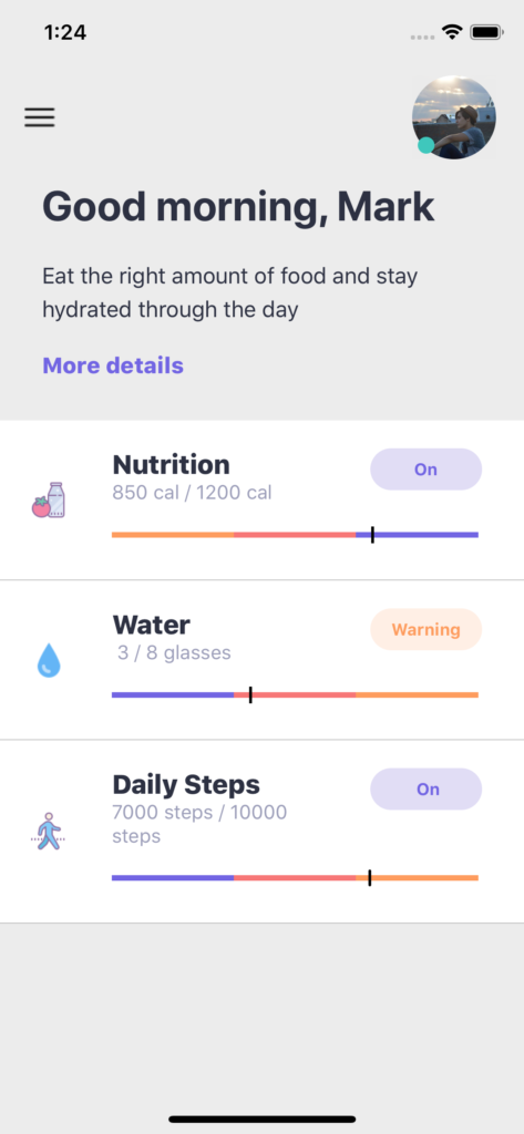 fitness app template react native