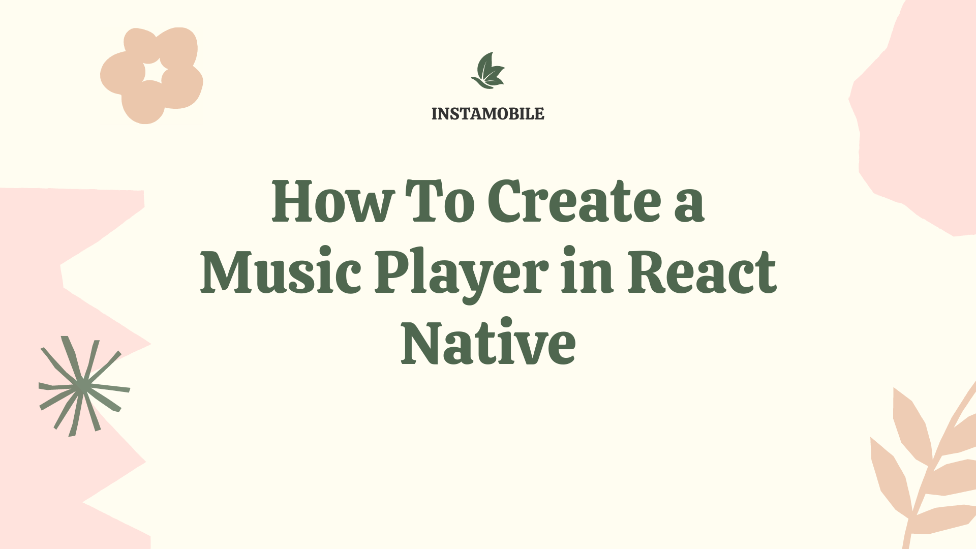react native music player